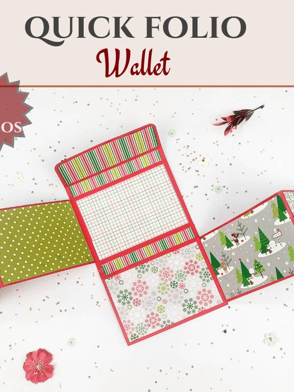 CrafTreat DIY Quick Folio Wallet - Kraft, Black & White for wholesale by CrafTreat