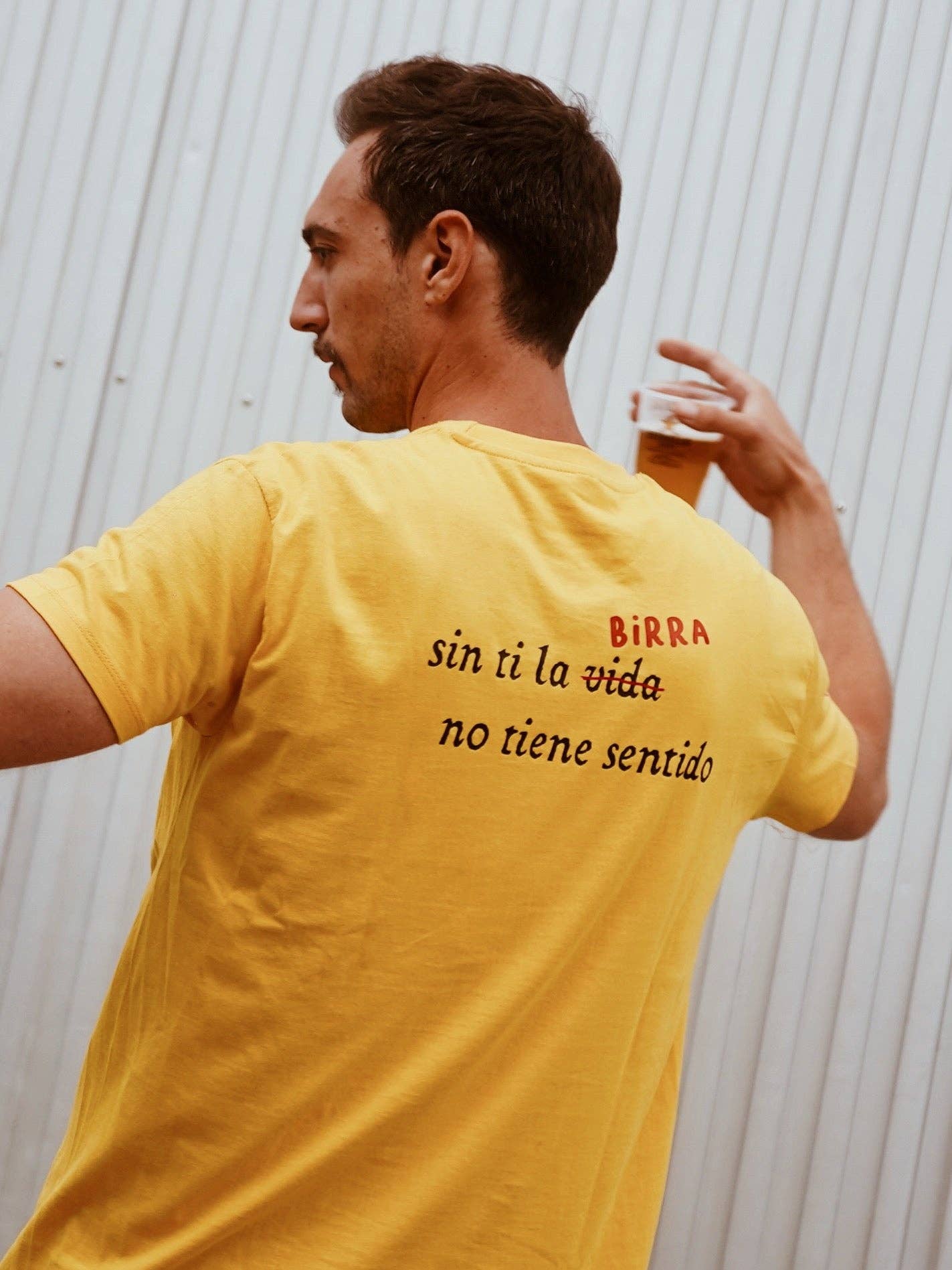 Black T-shirt Without you beer doesn't make sense for wholesale on Faire1