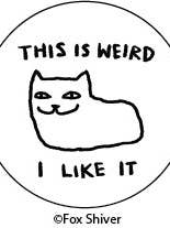 Pin Button: This is weird, I like it for wholesale by Ephemera