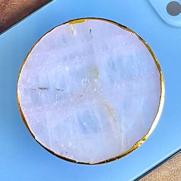 Moon Child - Wholesale Phone Grip - Gemstone Phone Grips ~ Rose Quartz0