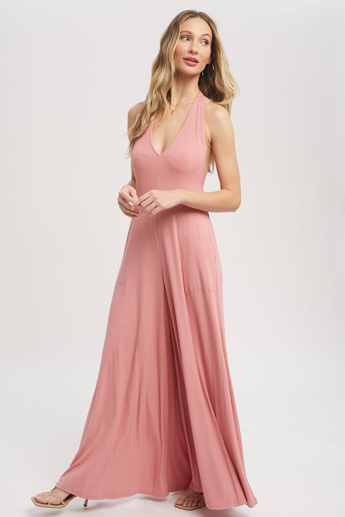 Bluivy - Wholesale Jumpsuit - Women's - WIDE LEG HALTER JUMPSUIT24