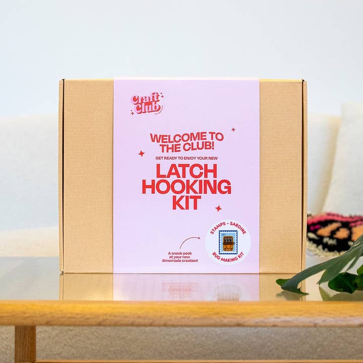 Craft Club - Wholesale DIY craft kit - Sardine Stamps - XL Latch Hook Rug Kit6