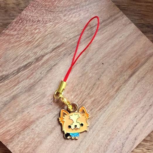 Charm smaltato - Portachiavi Yorkie per la vendita all'ingrosso da parte di Thousand Skies