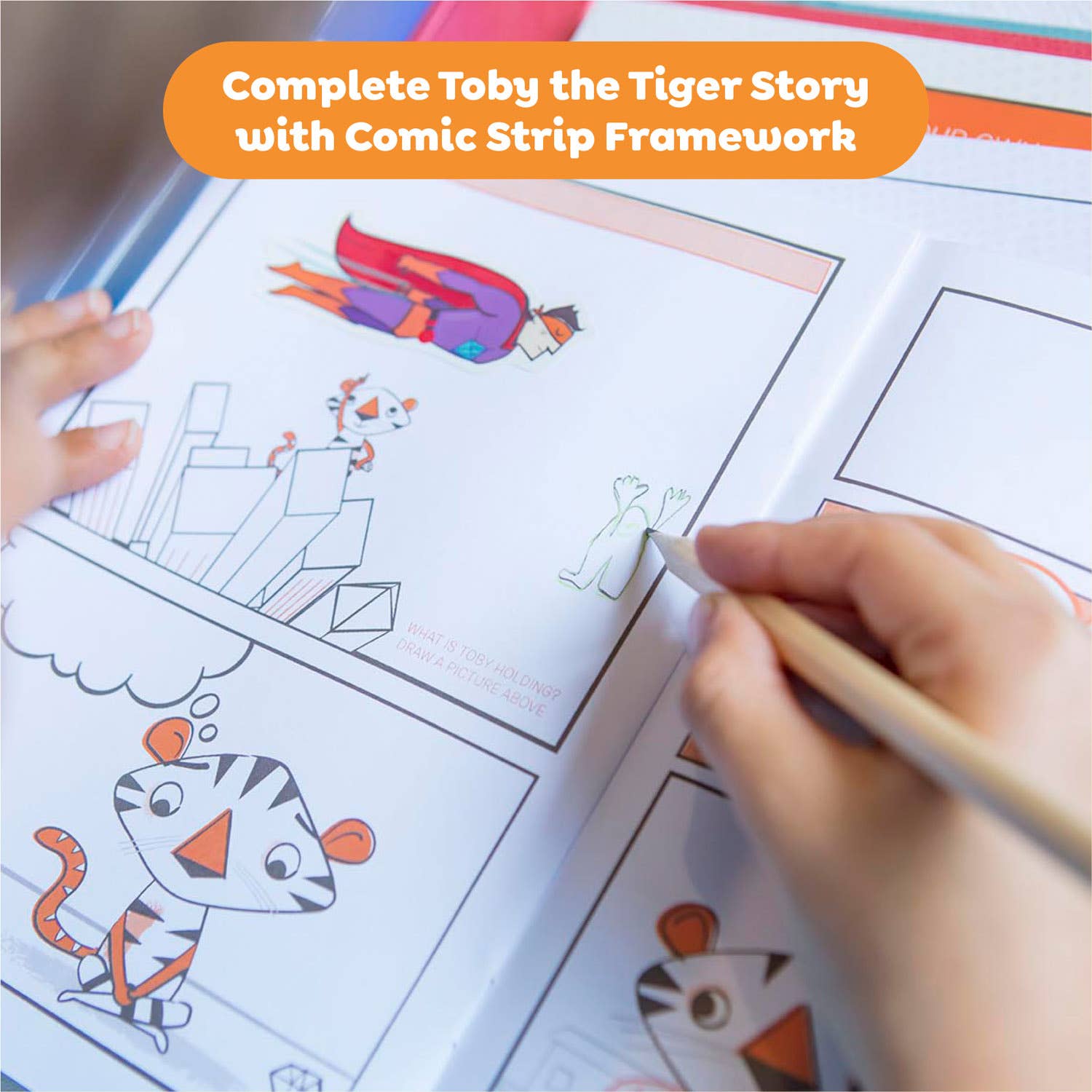 Tiger Tribe - Wholesale DIY Craft Kit - Kids - Comic Book Kit - Practice. Plan. Create.4