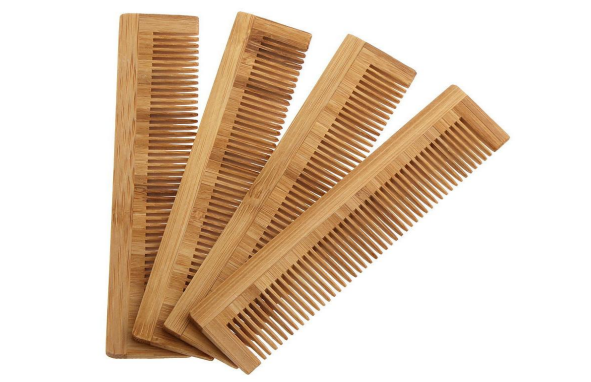 Birdbath - Wholesale Hair Brush/Comb - Fine Tooth Bamboo Comb0
