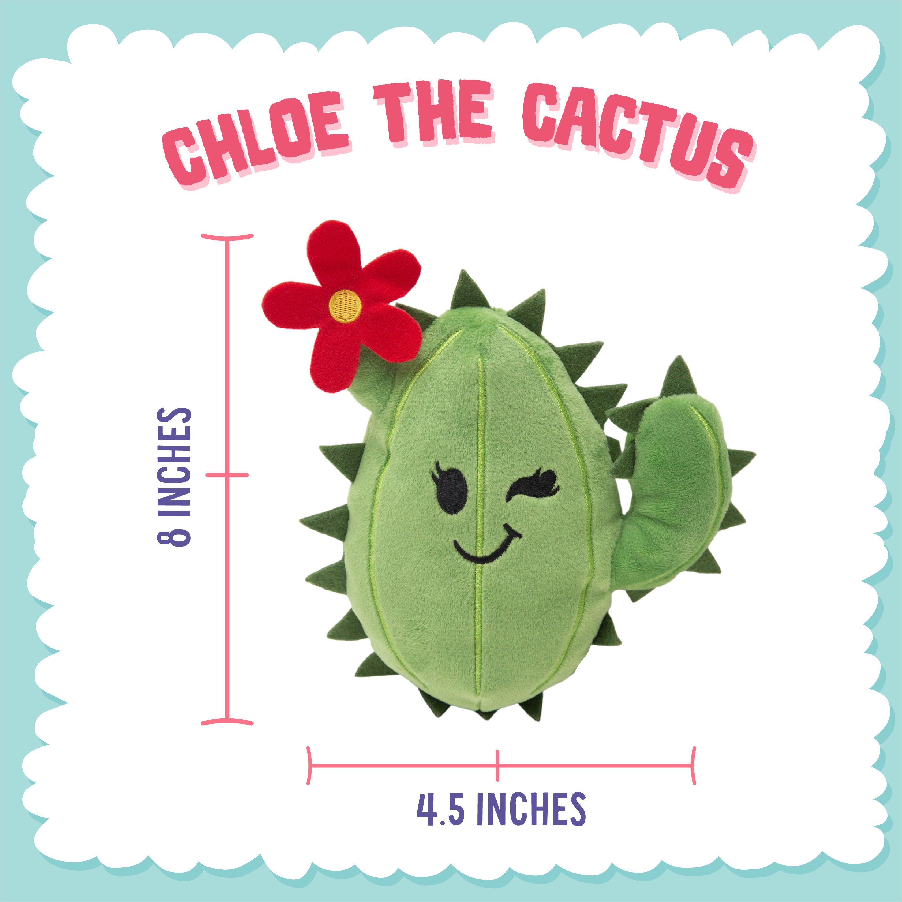 SnugArooz - Wholesale Pet Plush Toy - Dog - Chloe the Cactus3