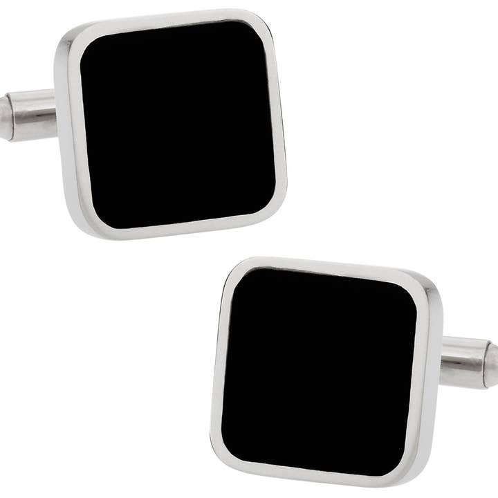 Solid Black with Steel for wholesale by Cuff-Daddy