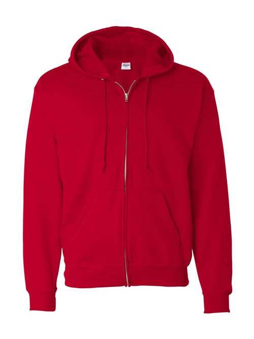Total Apparel - Wholesale Hoodie - Unisex - Hanes Ecosmart® Full-Zip Hooded Sweatshirt | P180