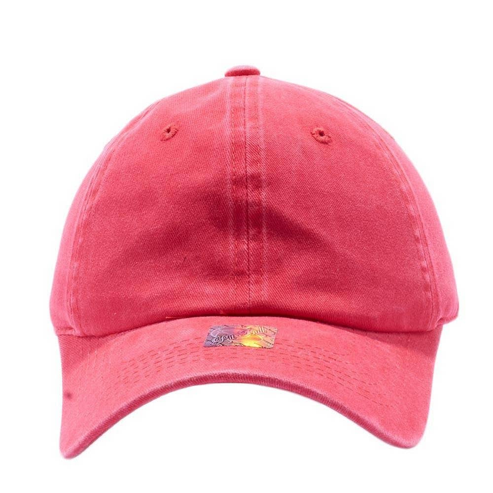 DOBBI - Wholesale Baseball Cap - Women's - PIGMENT DYED DAD HAT0