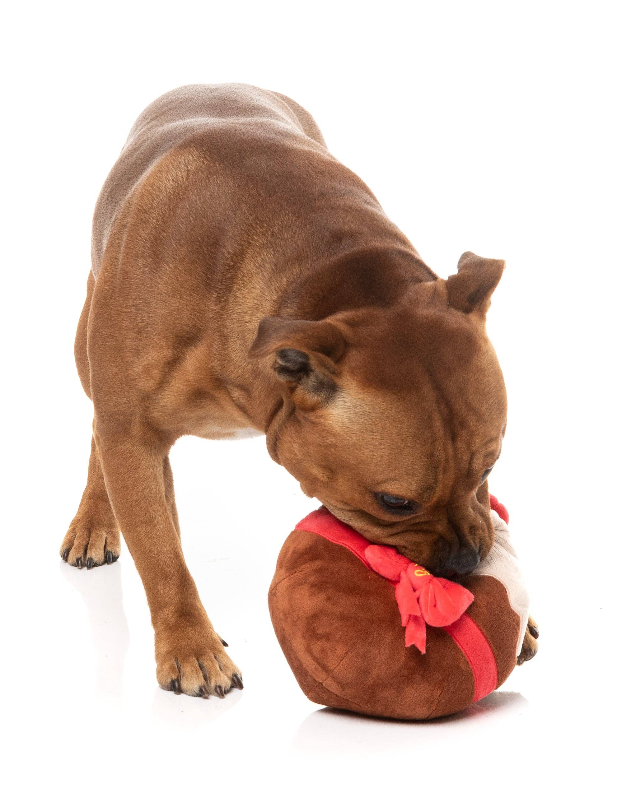 In Vogue Pets – wholesale Pet plush toy – Dog – Merry Puddin' - Christmas - Dog Toy5