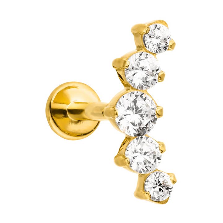 Line Piercing | Titanium for wholesale by Schmuckgroßhandel