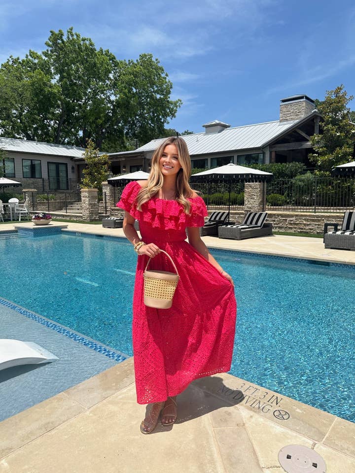 Livvy Dress Pink for wholesale by My Joy Beauty