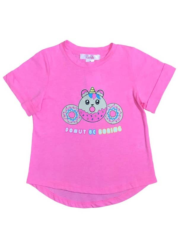 Lavender Donut Be Boring T-Shirt for wholesale on Faire4