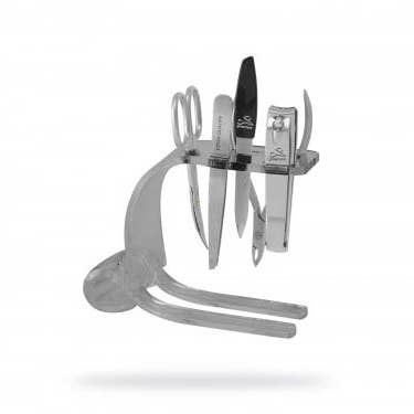 Bath Manicure Set - 5 pieces - Transparent for wholesale by Premax