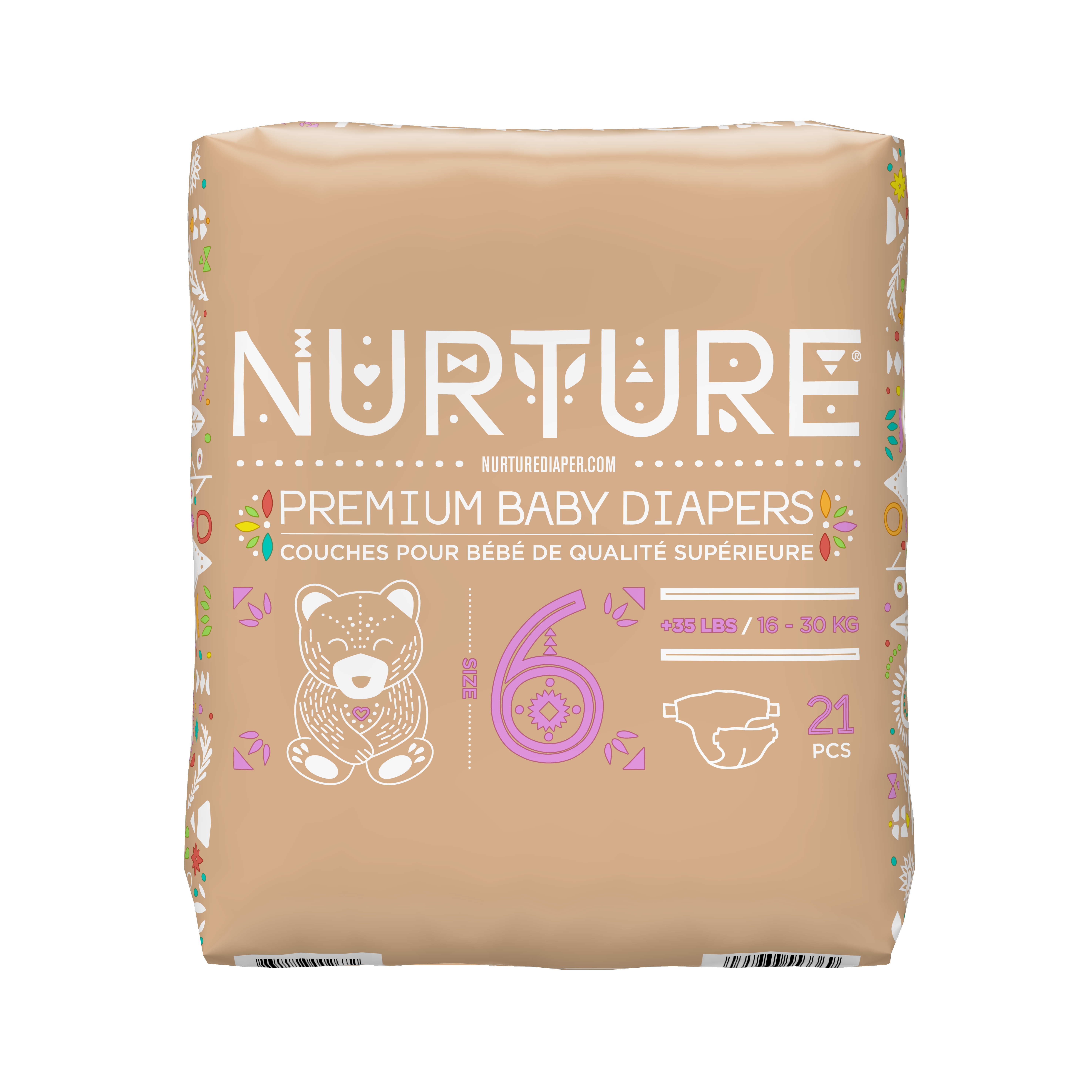BioBag America Inc - Wholesale Diaper (Cloth) - Baby - Nurture Diapers Size 1-6 , Chemical Free, Ultra Absorbent11