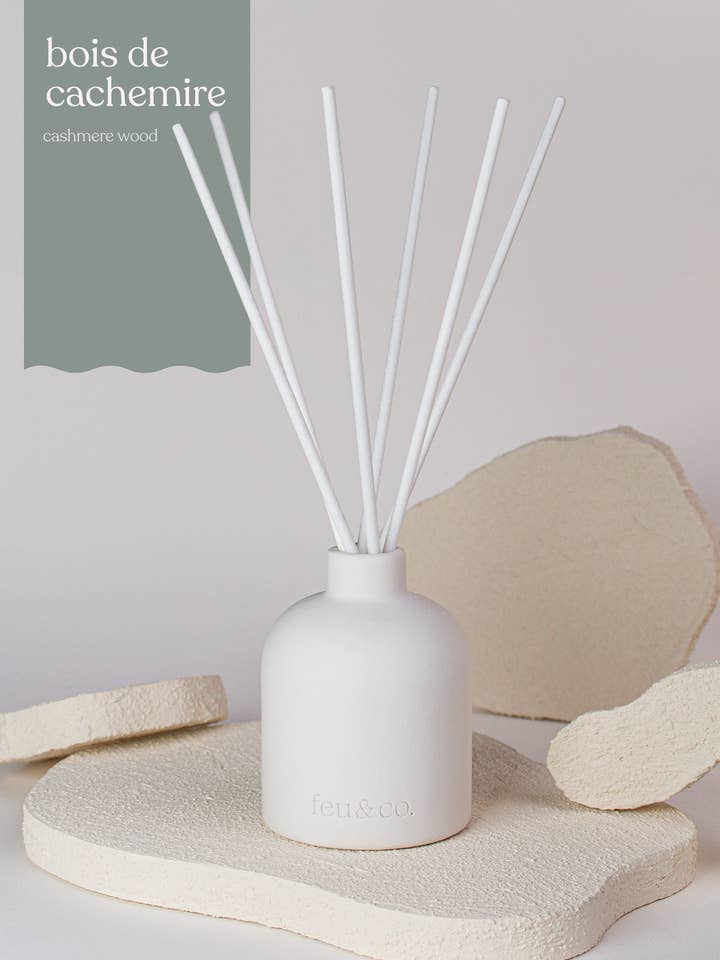 Diffuseur roseaux - Bois de cachemire for wholesale by Feu&Co.