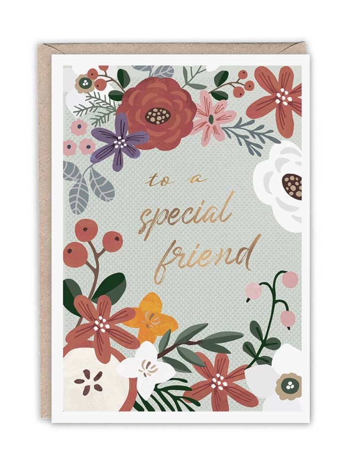 CARTE SPÉCIALE AMI TOUS LES JOURS pour la vente par Emma Bryan Design