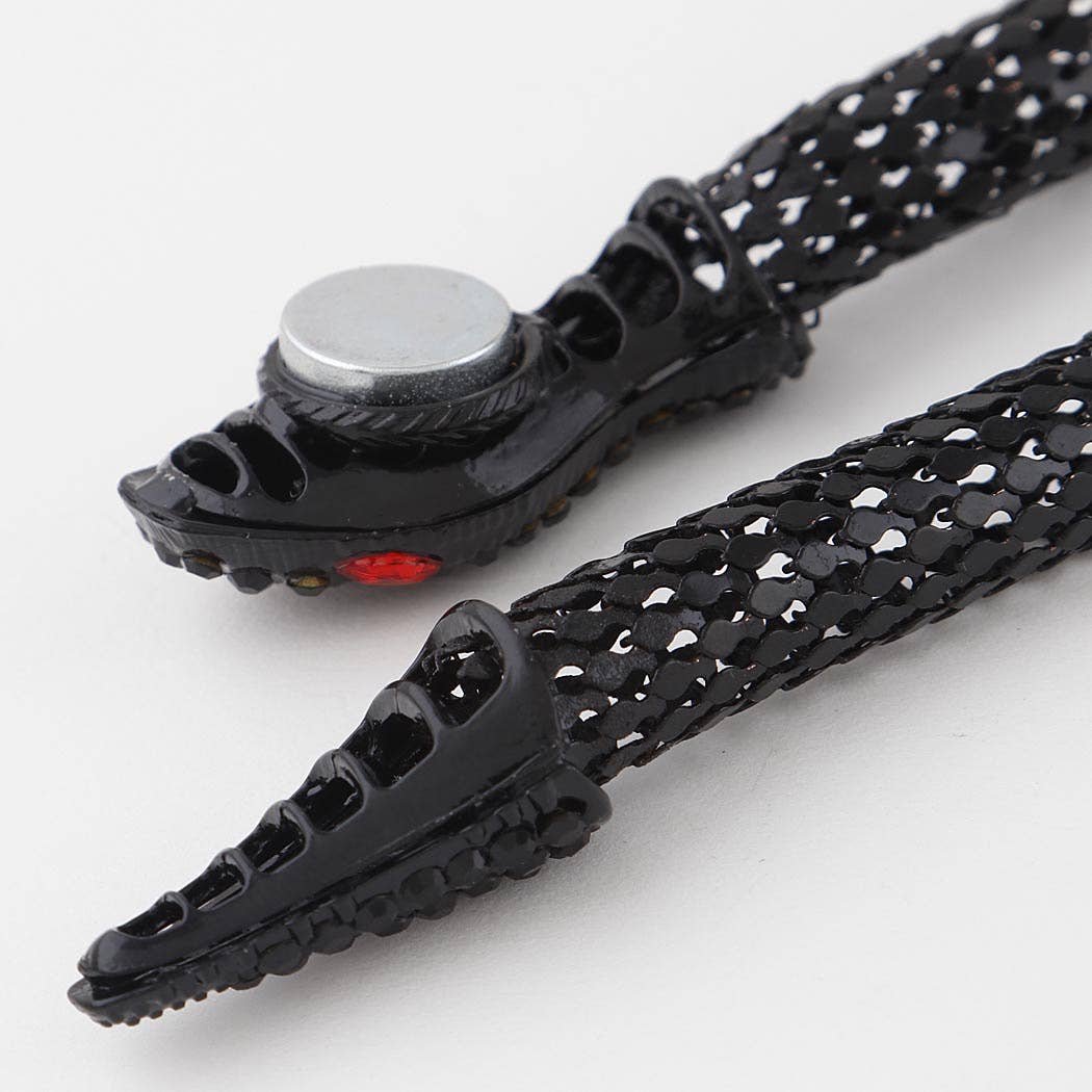 3AM BY H&D ACCESSORIES – Großhandel Kette mit Anhänger/Charm – Juwelenbesetzte Snake Coil-Halskette1