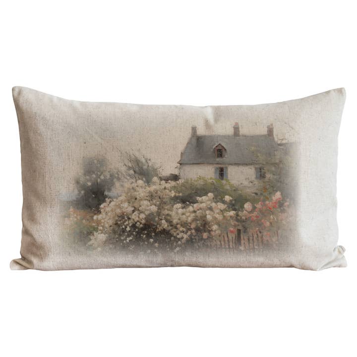 Porter Lane Home - Wholesale Throw Pillow Cover - Rose Cottage Throw Pillow Cover
