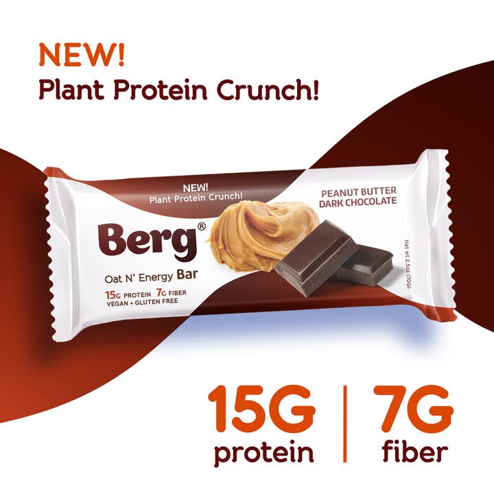 Berg Bites - Vente Barres de céréales - Barre énergétique aux arachides et chocolat noir de 71 g0