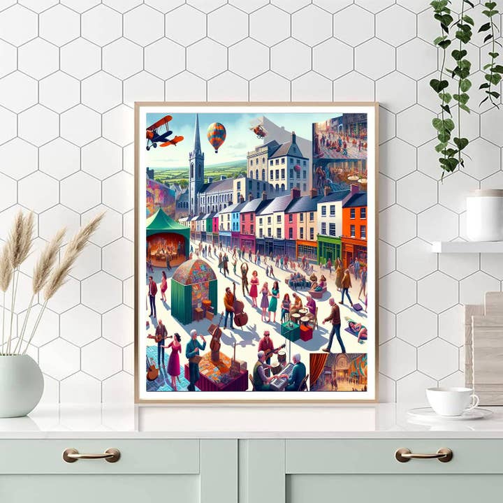 Artistry Rack - Wholesale Doe-het-zelf-knutselset - Het Galway International Arts Festival - Galway, Ierland - Doe-het-zelf Schilderen op Nummer Kit4