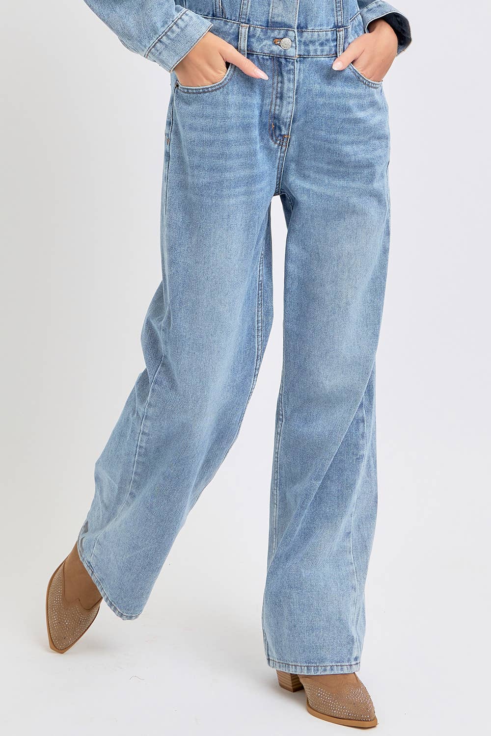 TIMELESS DENIM JUMPSUIT  for wholesale on Faire7