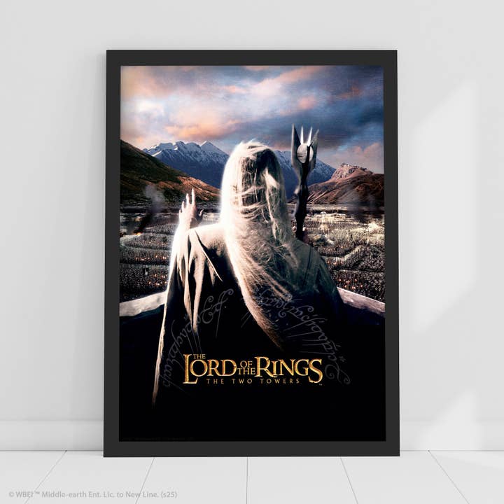 Impression Le Seigneur des Anneaux – Affiche Murale Saruman Les Deux Tours pour la vente par Themed