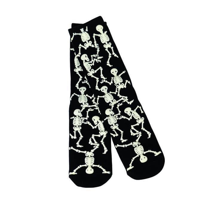 DM Merchandising - Wholesale Socks - Unisex - Funny Bones Glow In The Dark Socks