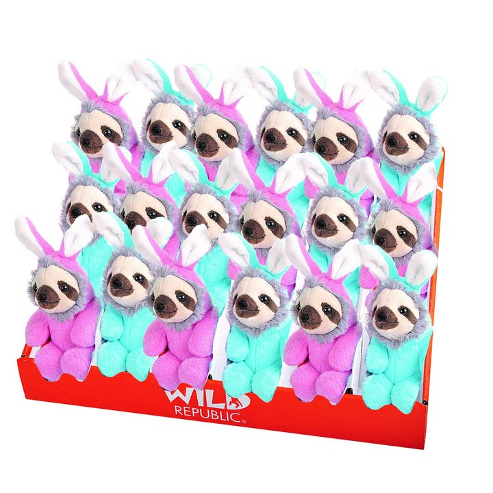 Easter Sloth 18 PC PDQ Stuffed Animal and other Purchase Wholesale easter bunny stuffed animal. Free Returns & Net 60 Terms on Faire trending on Faire.