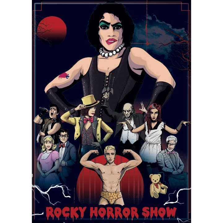 Rocky Horror Group Magnet for wholesale by Ata-Boy