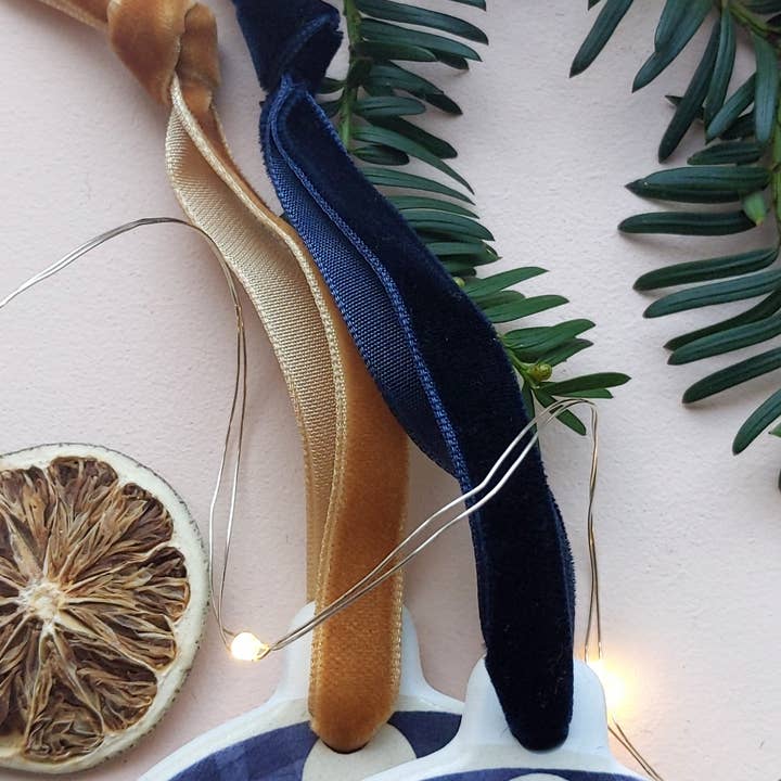 Slow Sunday - Vendita all'ingrosso Decorazione - Pallina natalizia celeste con sole e luna1