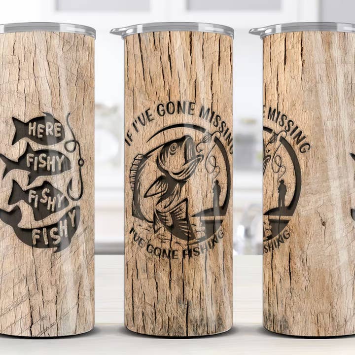 Gobelet de chasse de 20 oz avec paille, idée cadeau pour les papas pour la vente par ThePlanningQueen