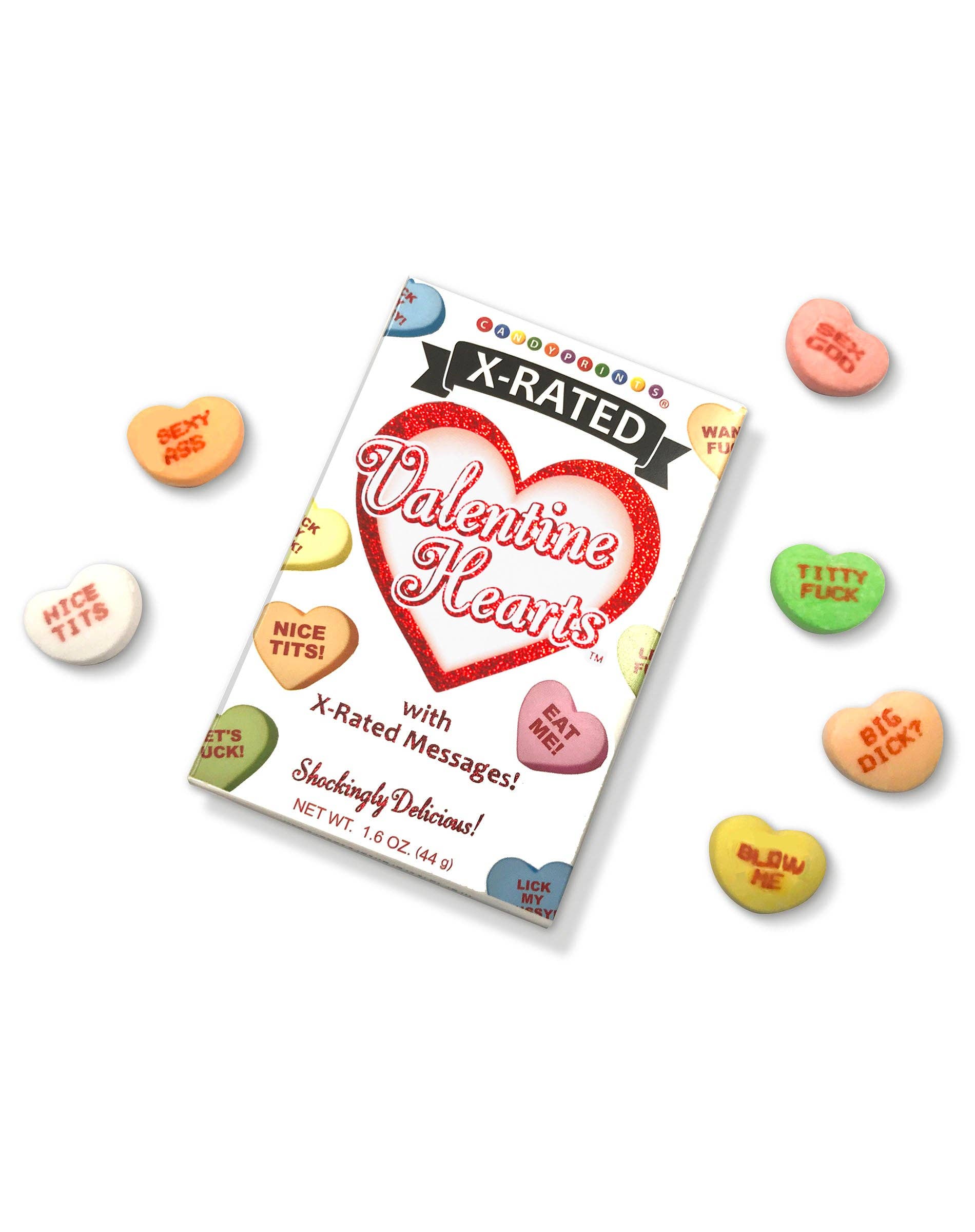 Little Genie Productions - Wholesale Hard Candy - X-Rated Valentine's Conversation Candy Hearts- 6 Pk Display3