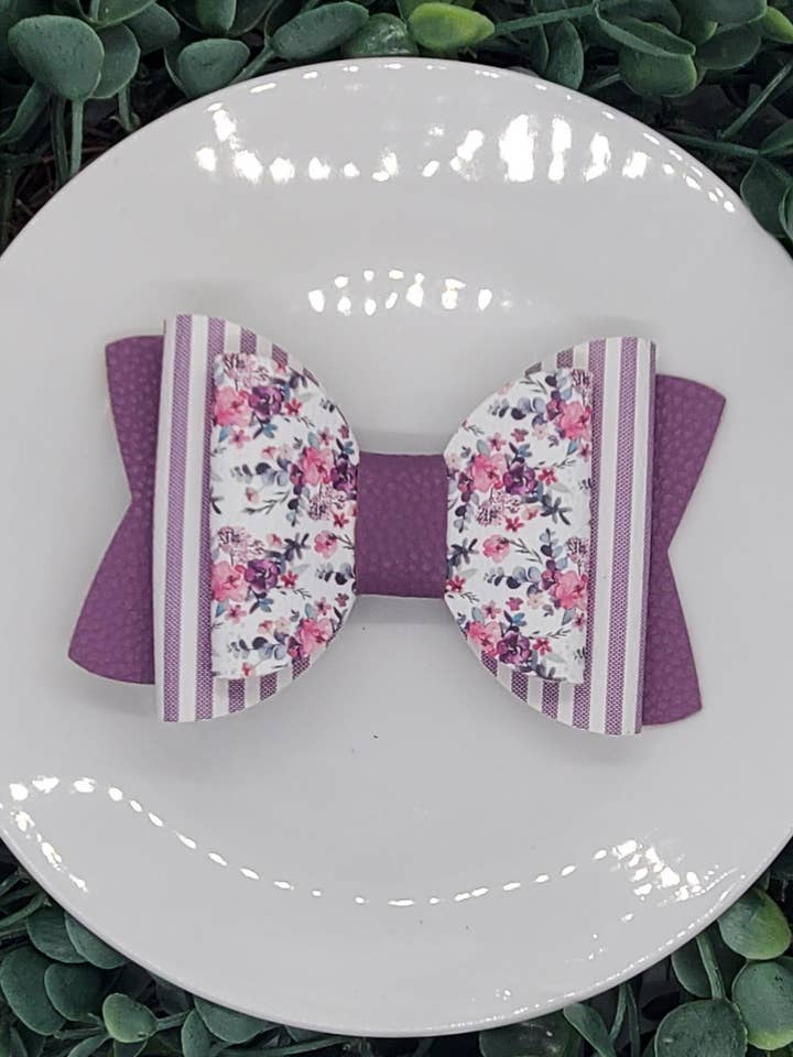 Nœud floral 5" pour la vente par Ashcraft Creations & Designs