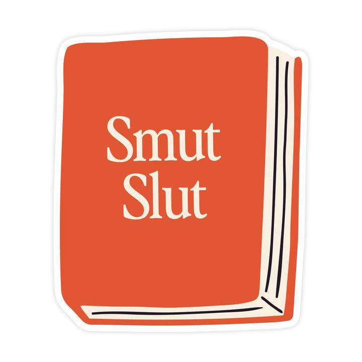 Smut Slut Book STICKER for wholesale by Pretty by Her