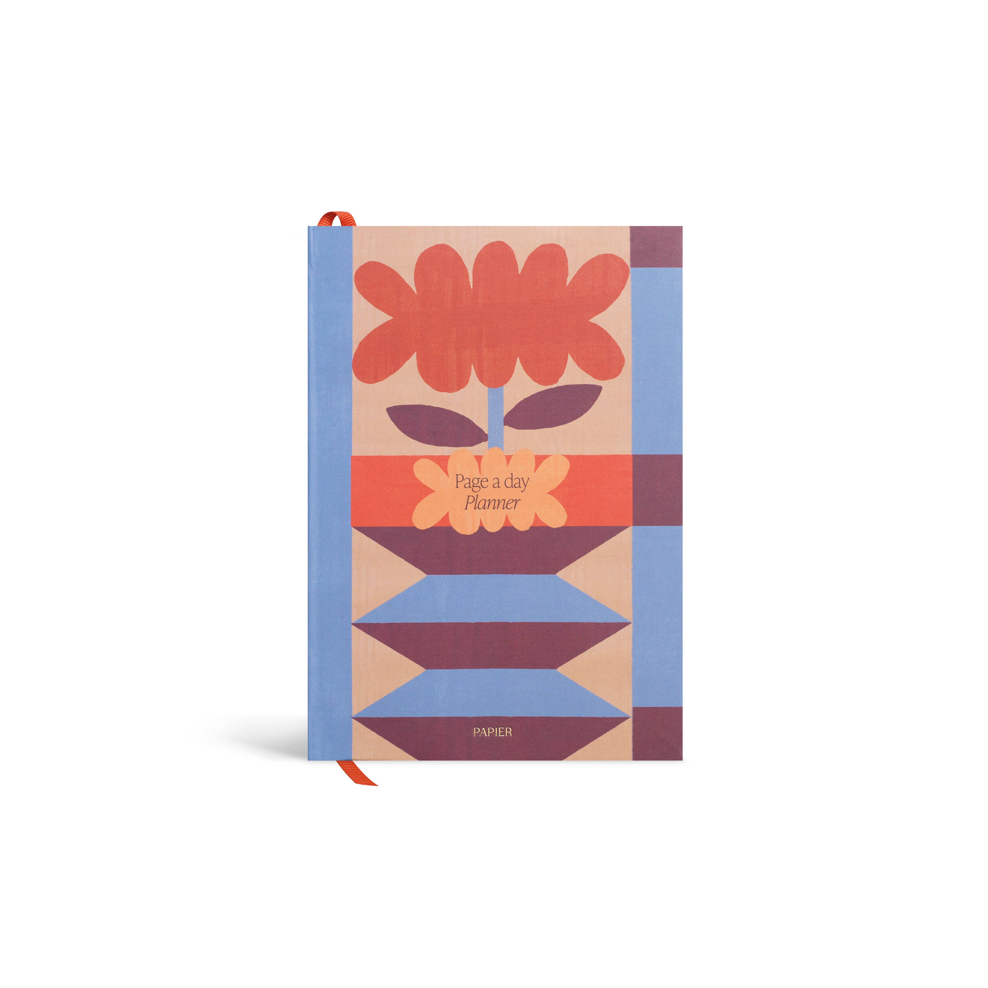 Papier - Wholesale Planner - Page a Day Planner, Undated, A5 Hardcover - Floral