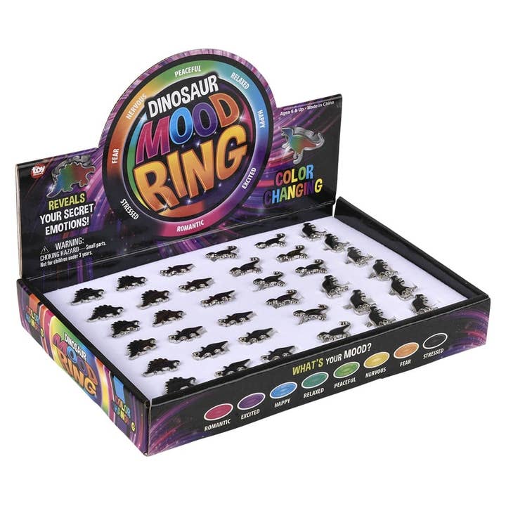 La Luna Bella - Toys – wholesale Klassisk leksak - Barn – Dinosaur Mood Ring - LLB leksaker