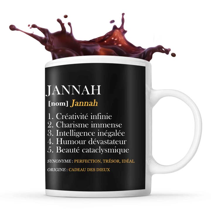 Mug Jannah Définition Perfection pour la vente par Planetee