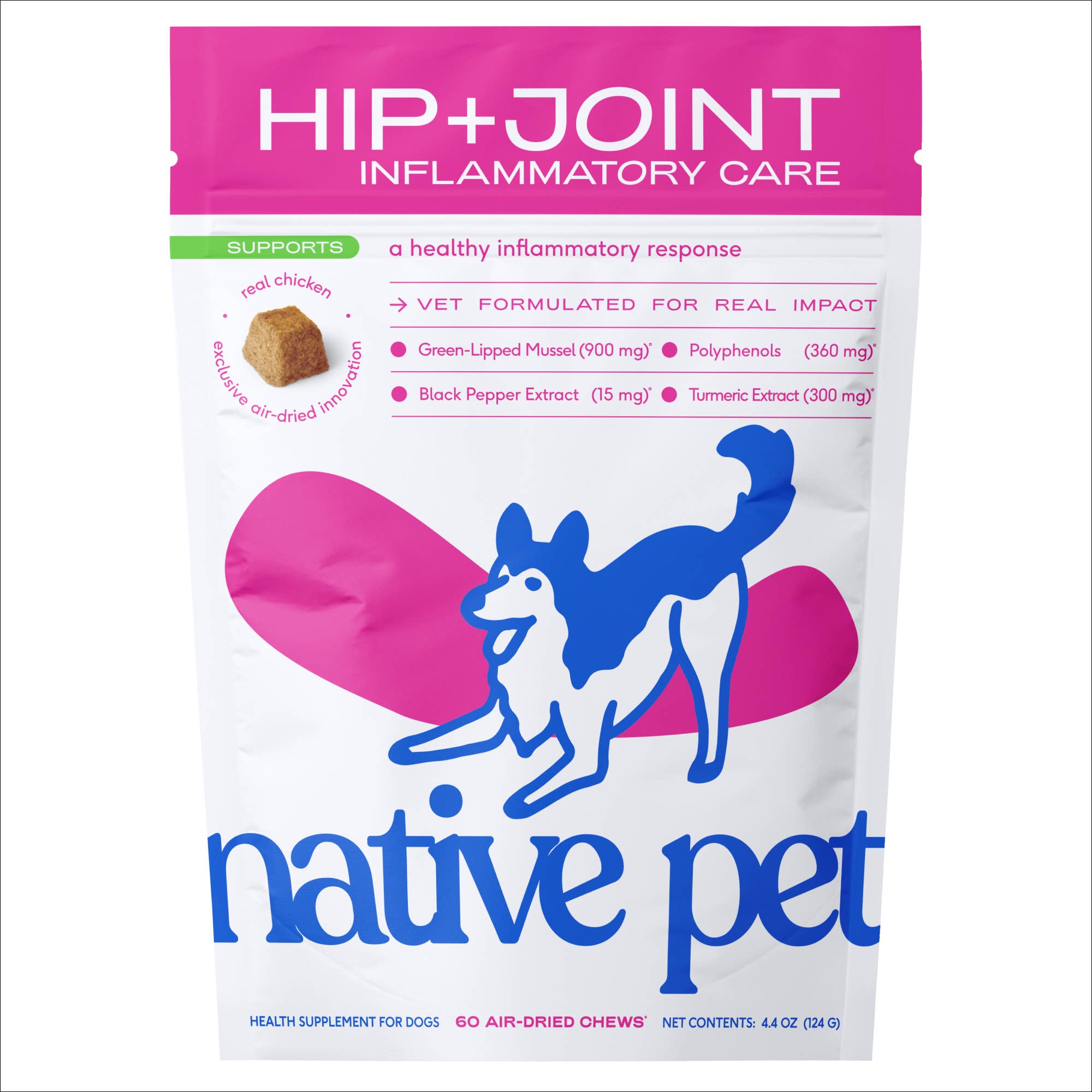 Native Pet - Wholesale Pet Supplement - Dog - Hip+Joint Inflammatory Care Chews, Hip & Joint Supplement11