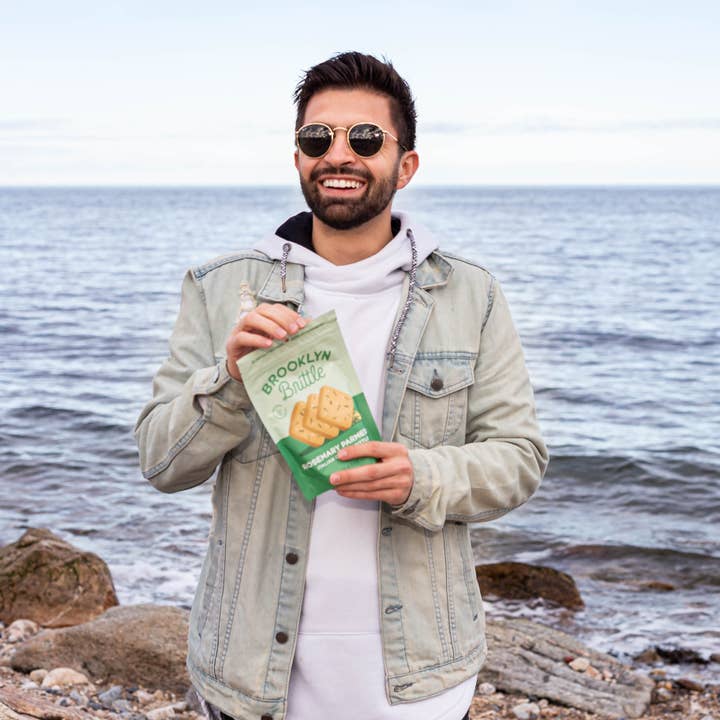 Brooklyn Brittle - Wholesale Cookie - Italian Cookie Brittle – Rosemary Parmesan | Snack Pack6