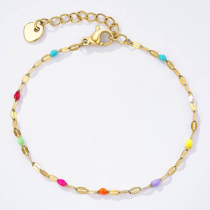 multicoloured 324RX13 stainless steel colorful bracelet for wholesale on Faire4