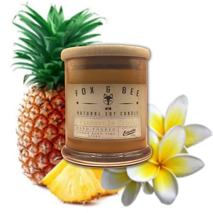 Pineapple Crush Soy Candle for wholesale by Eclectika Home