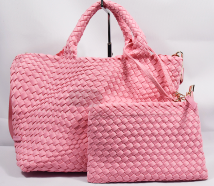 AHDORNED – wholesale Tote bag – Women's – Lily Woven Neoprene Tote with Pouch83