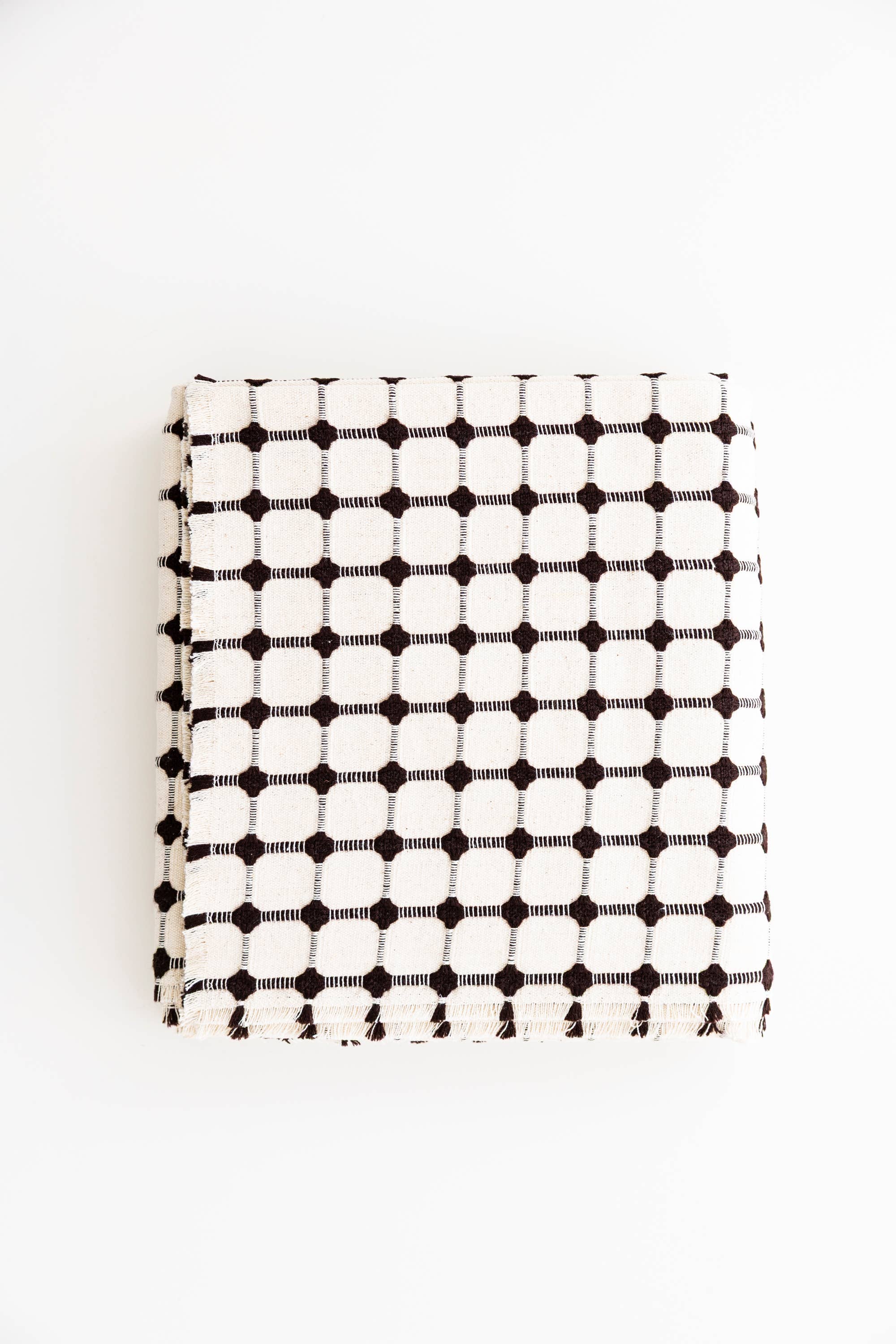 Dove and Donkey - Vente Nappes - Nappe simple en osier avec franges6