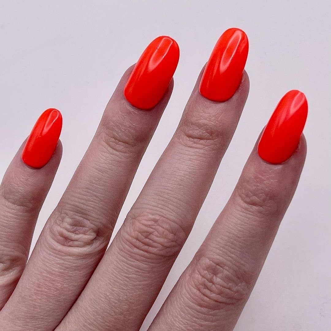 DEMIblue Clean and Vegan Nail Polish - Wholesale Nail Polish - Summer Dress Season – Red Orange Vegan Nail Polish6