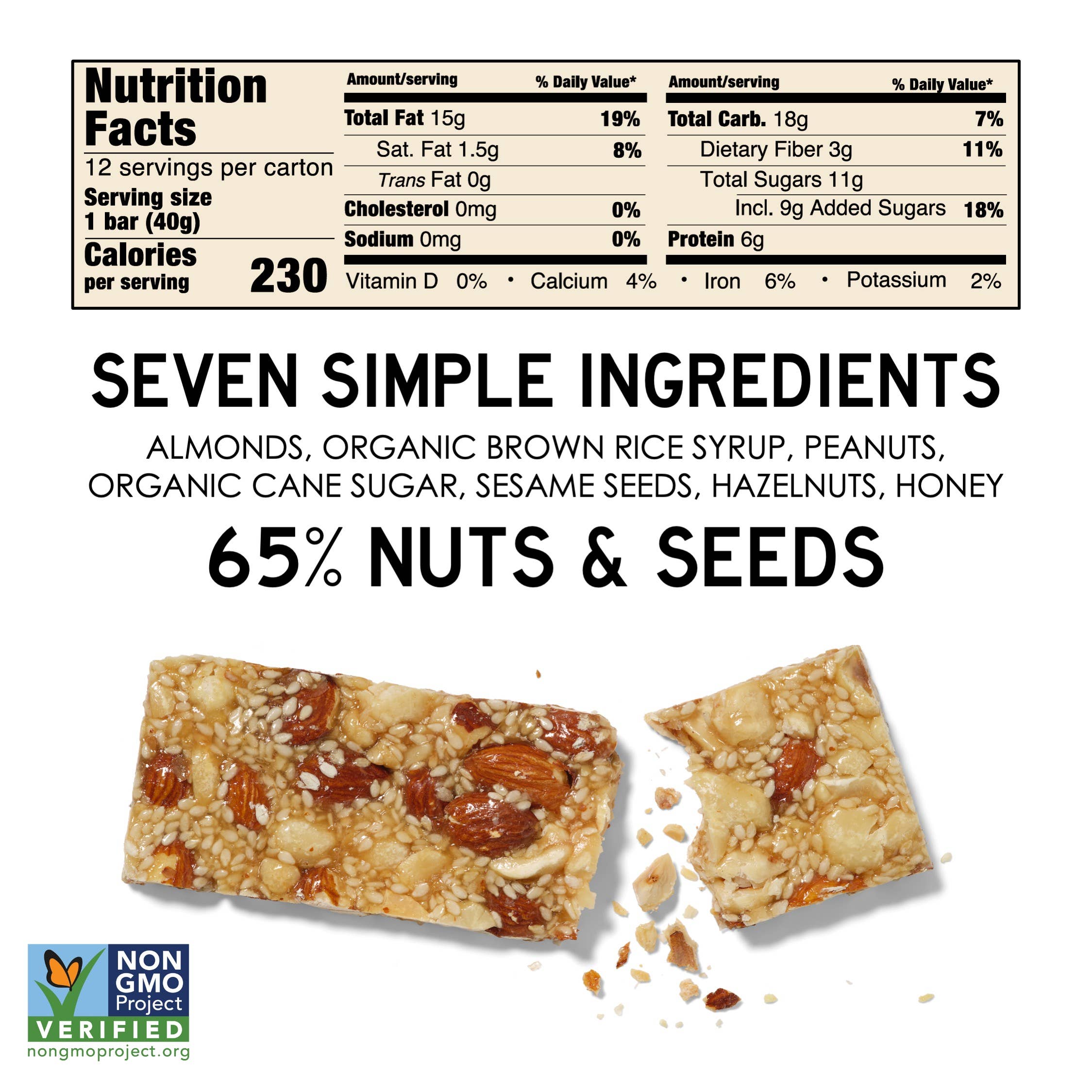 SOUTH FORTY SNACKS COMPANY - Wholesale Snack Bar - 12-Pack, Mixed Crunchy Nut Bar ($1.65 per unit)2