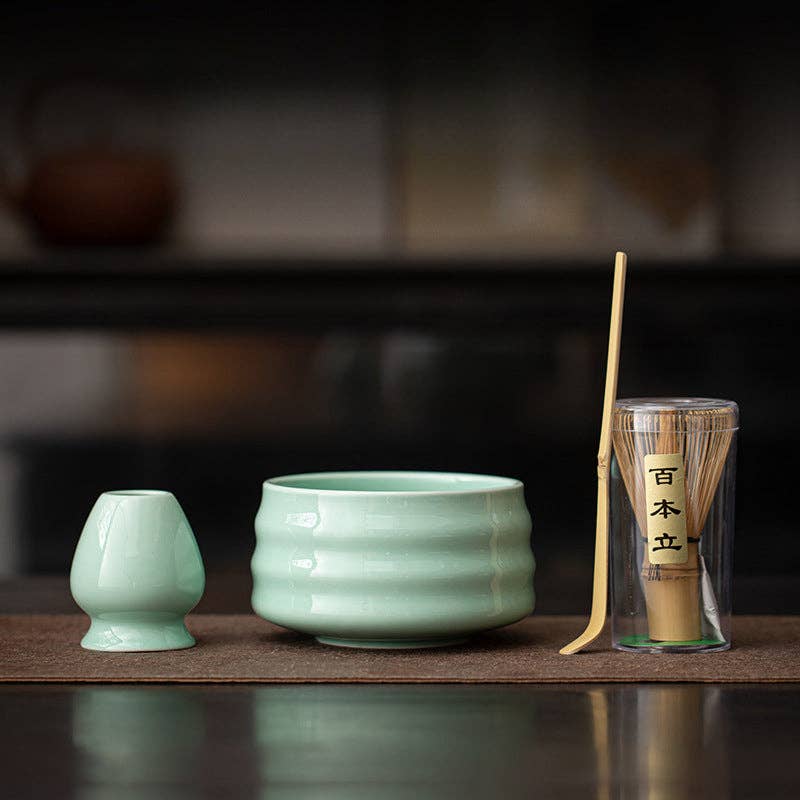 Gohobi （We cover U.S. import duties） - Wholesale Tea Set - Gohobi Ceramic Matcha Set 0504