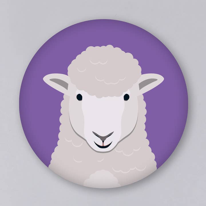 Magnet Rosi Sheep for wholesale by Kunst an Papier