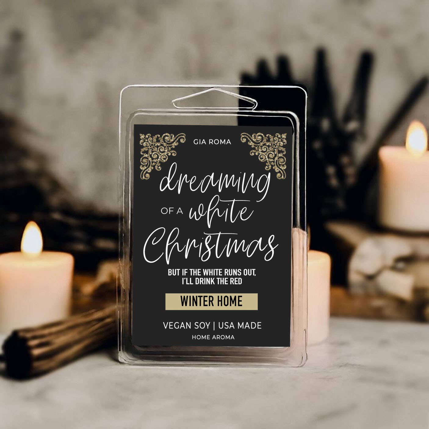Gia Roma - Venta al por mayor Ceras perfumadas - Fragancia navideña para el hogar, cera de soja derretida, divertida idea de regalo barata63