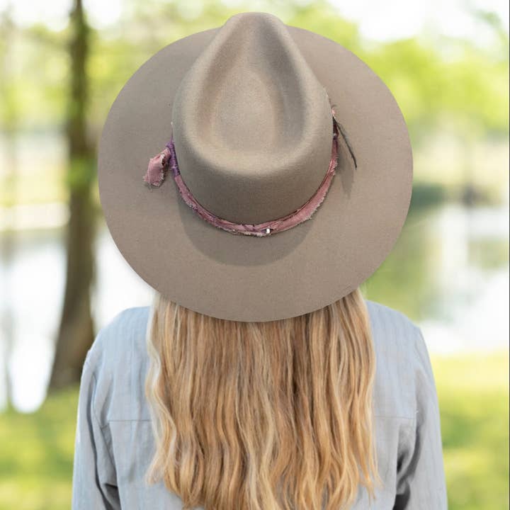 BORDEAUX FEDORA - CAMEL for wholesale by My Wine Hat